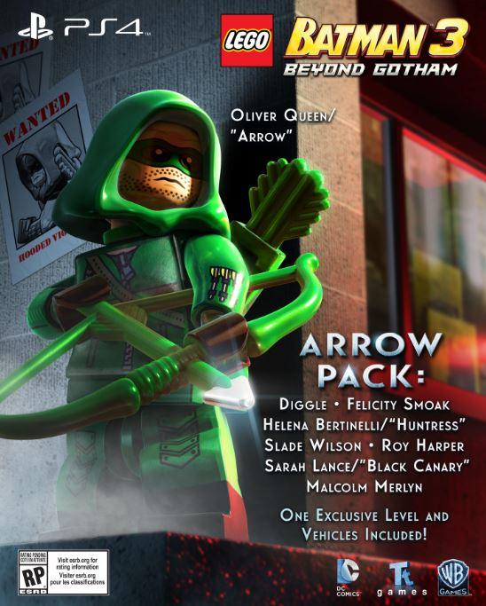 LEGO Batman 3: Beyond Gotham. DLC Стрела